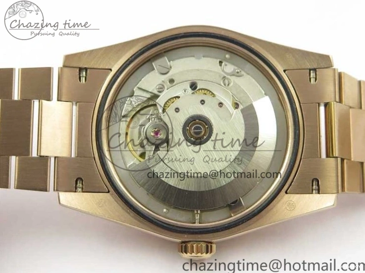 36 Day-Date Dial Edition Maker President RG 128239 Markers on Crystral RG Bp MOP Bracelet Best White 1220